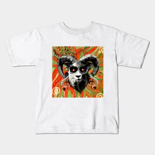 Psychedelic Goat Kids T-Shirt